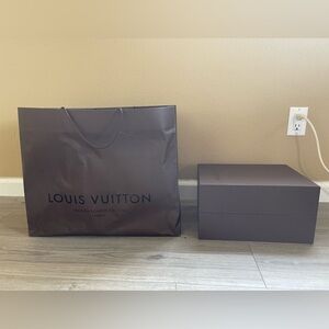 Louis Vuitton Box & shopping bag & dust bag